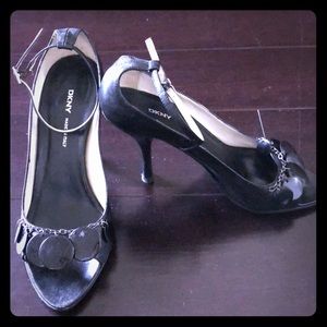 DKNY heels with ankle strap